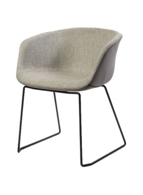 HANSEL SOFT GREY DINING CHAIR