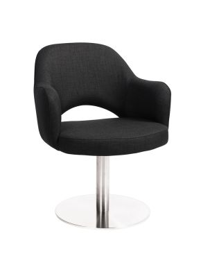 Albery Stainless Steel Disc Chair