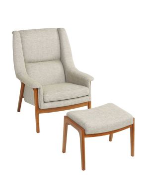 Morris Armchair And Ottoman