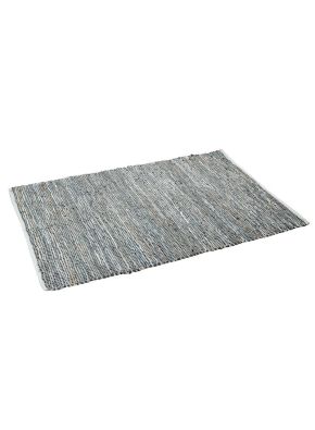 Leather Stripe Rug