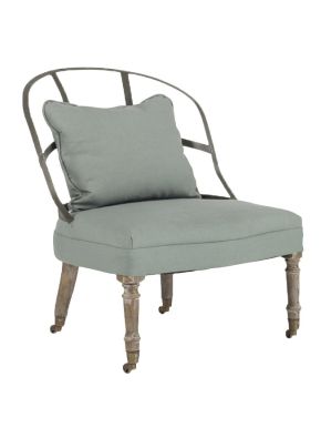 Madalena Chair Azure with Iron back