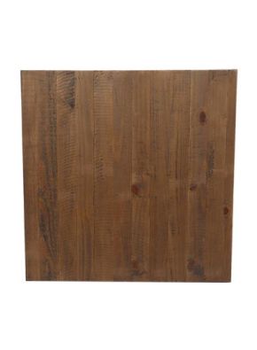 Square 700MM Rustic Walnut Timber Table Top