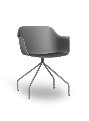 Shape Upholstered Spider Leg Armchair