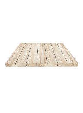 Square Slatted Timber Table Top