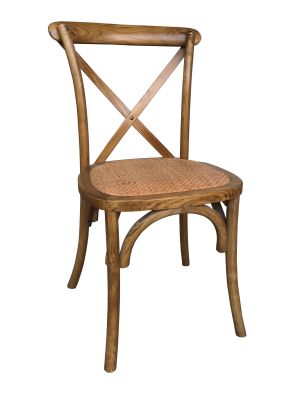 Timber Cross Back Chair