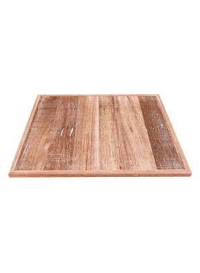 Fence Paling White Wash Timber Table Top