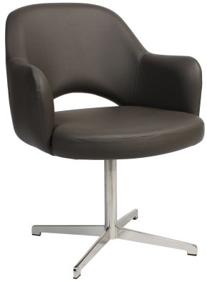 Albery Vinyl Stainless Steel Blade Chair