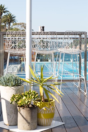 POOLSIDE CAFE AT ANDREW (BOY) CHARLTON